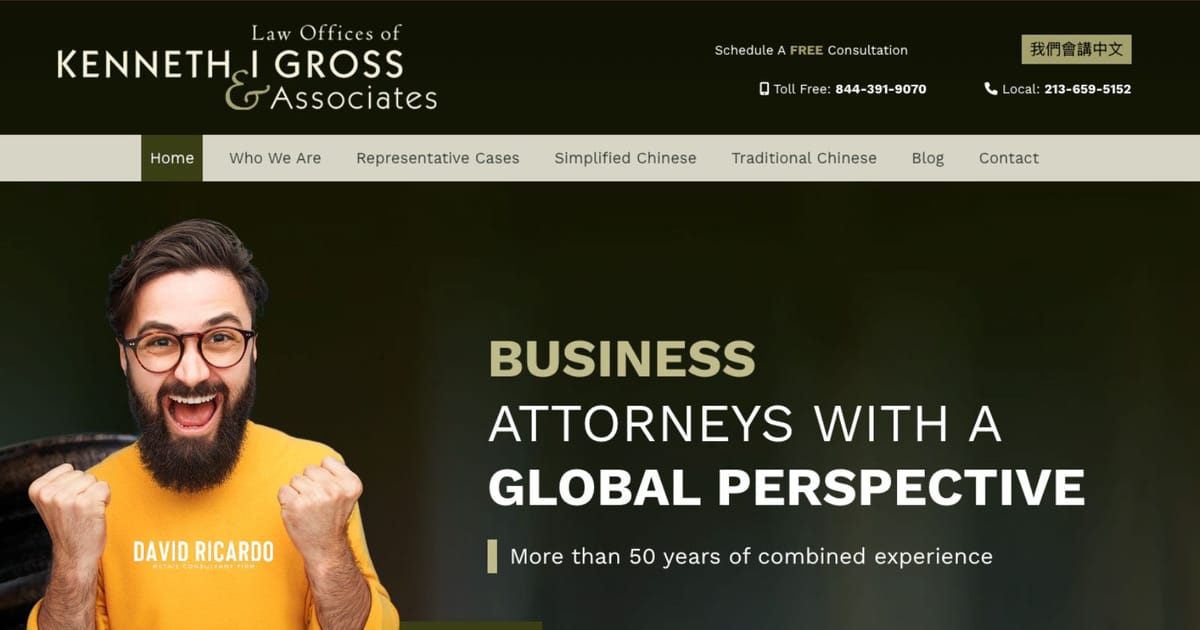 Trademark with Kenneth I. Gross & Associates